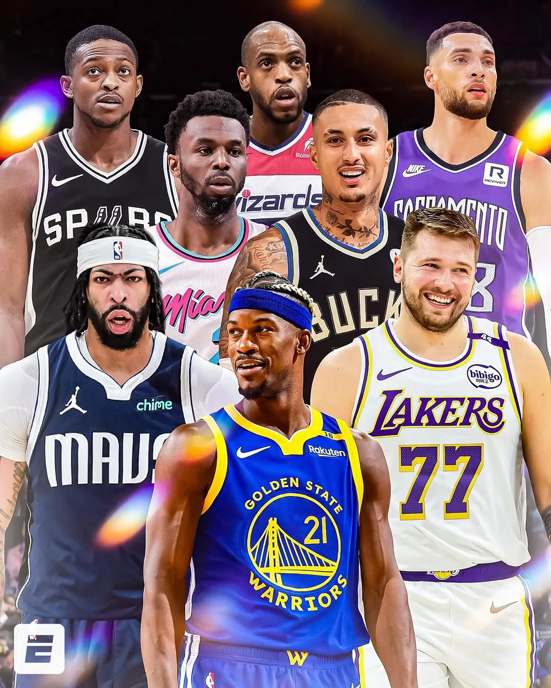 猜猜我是谁：职业生涯19载，赢下4次总冠军&入选NBA75大